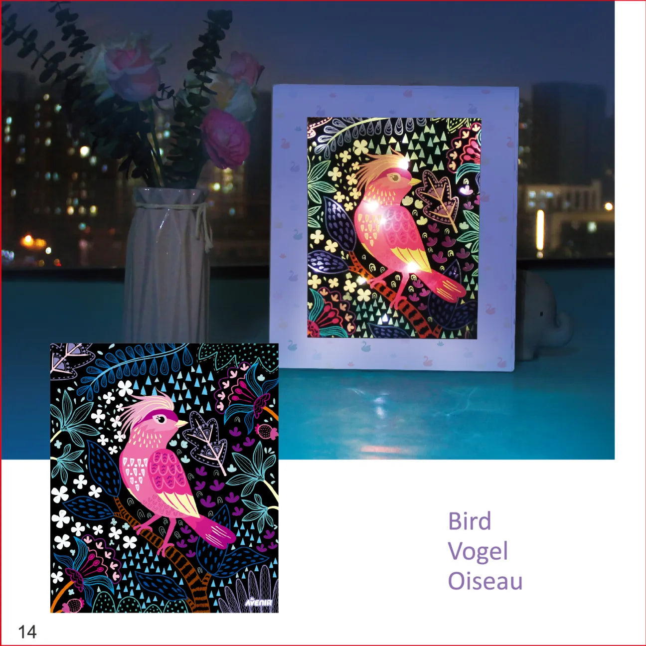 AVENIR SCRATCH CREATE YOUR OWN LIGHT BOX
