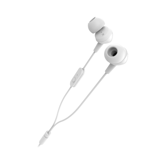 JBL C150SI In Ear Headphones With Mic - White