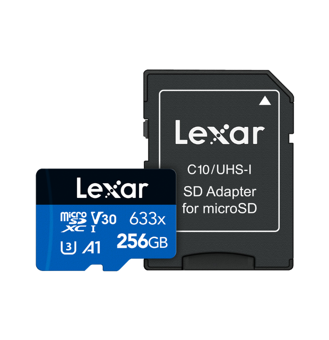 Lexar High-Performance 633x microSDHC/microSDXC UHS-I Card 256GB