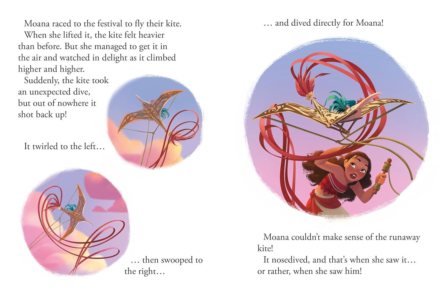 Disney Moana: Moana Makes a Kite: An On-The-Go Storybook Adventure (Boardbook)