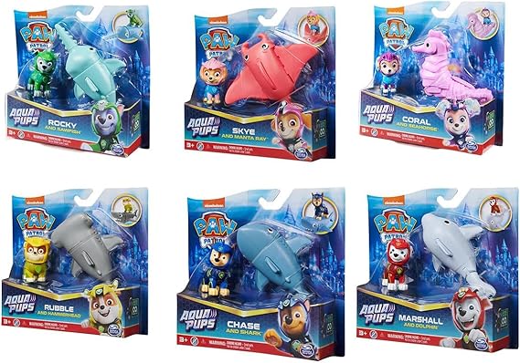 SPIN MASTER PAW PATROL HERO PUPS AQUA ASSORTMENT