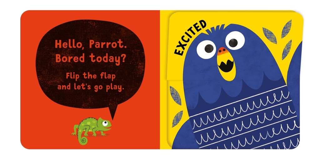 Flip-Flap Feelings: Jungle (Board Book)