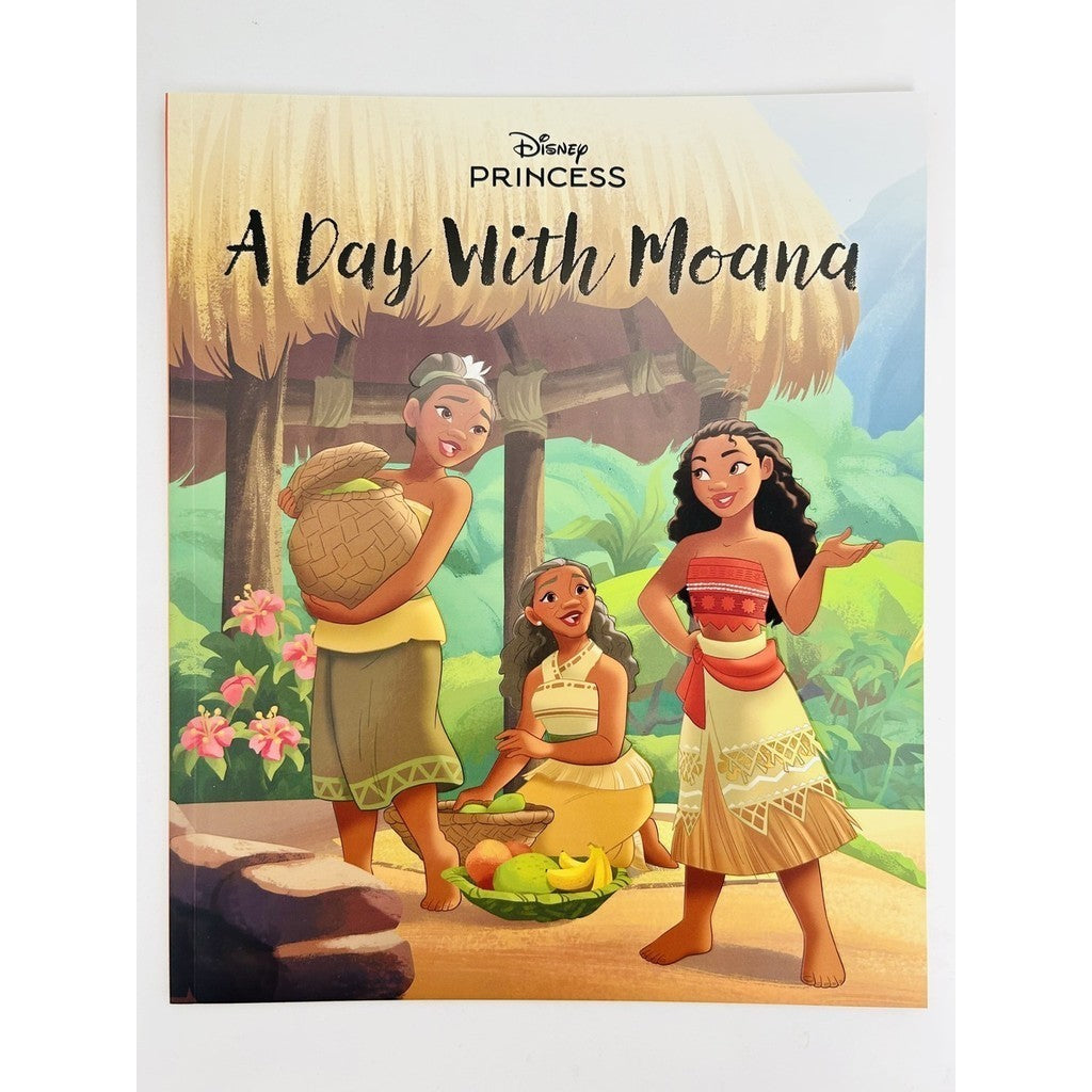 Disney Princess A Day With Moana Picture Story Book