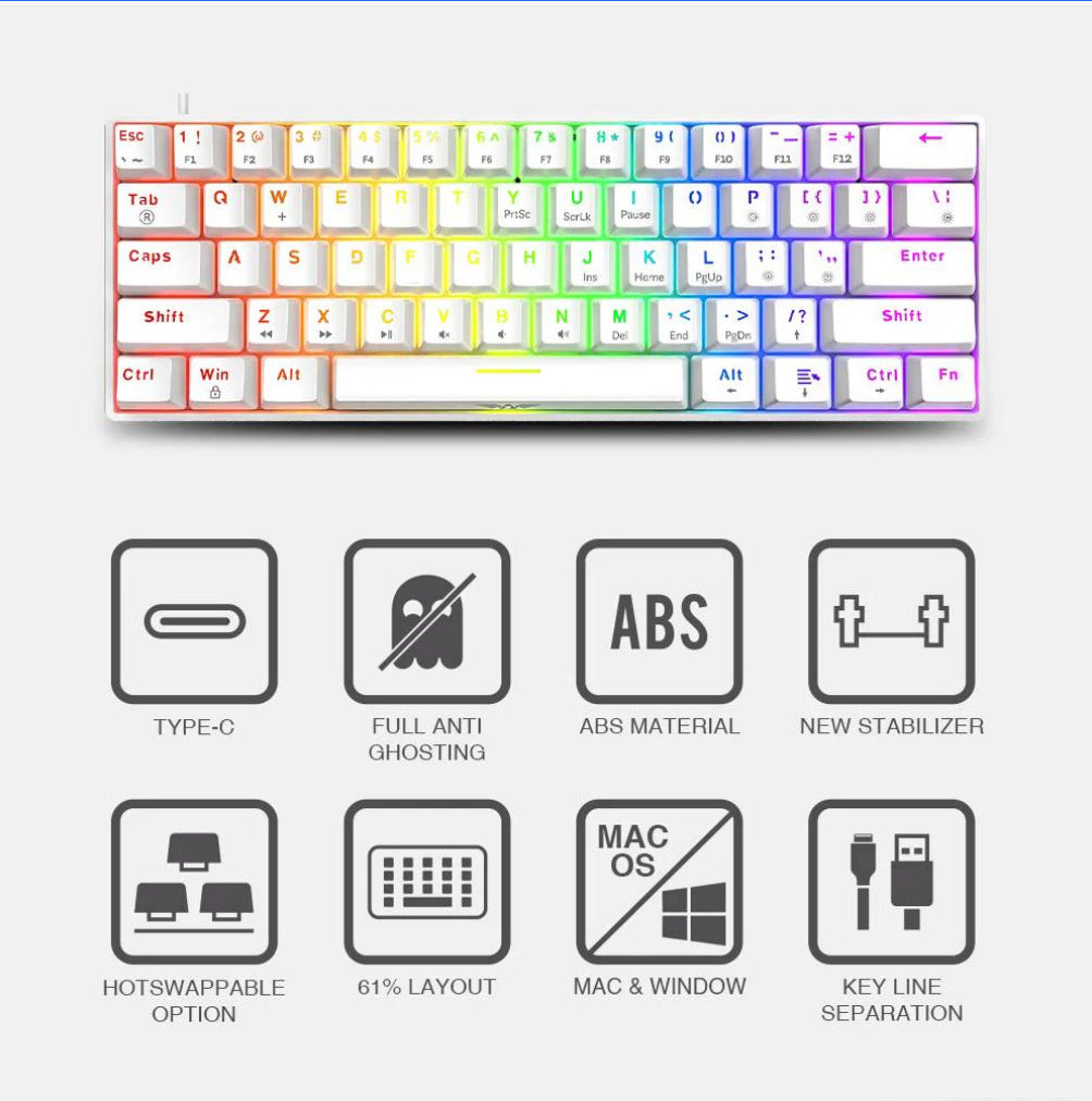 Armaggeddon MKA-1C NEX White (Tactile)