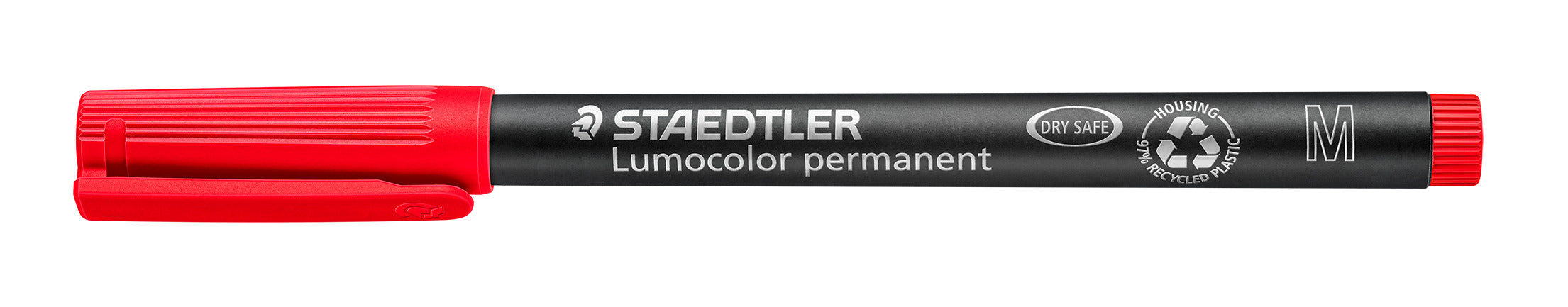 STAEDTLER OHP PEN 317 PERMANENT M 1.00MM RED
