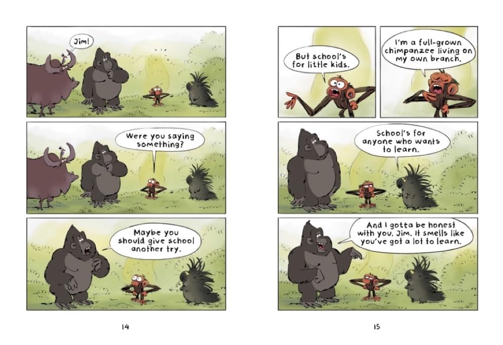 Grumpy Monkey School Stinks!: A Graphic Novel (Paperback)