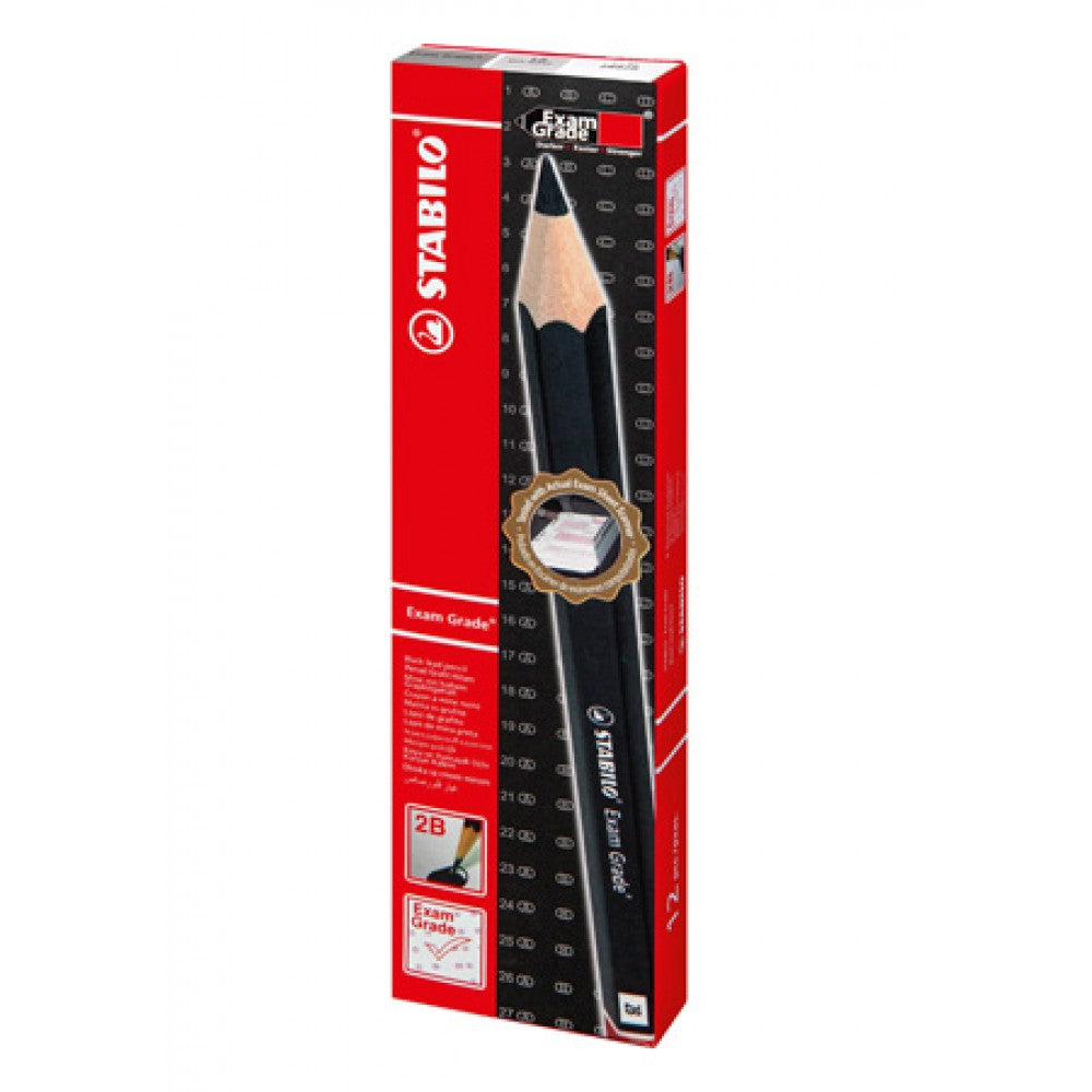 Stabilo Exam Grade 2b Pencils In Dozen Box (12 Pieces)