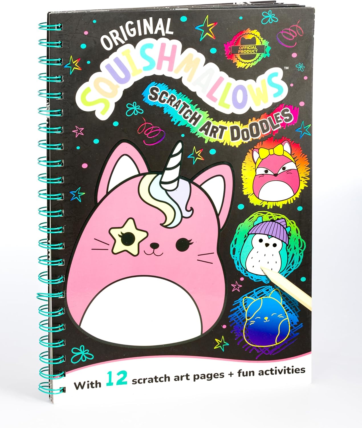 Bookoli - Original Squishmallows Scratch Art Doodles