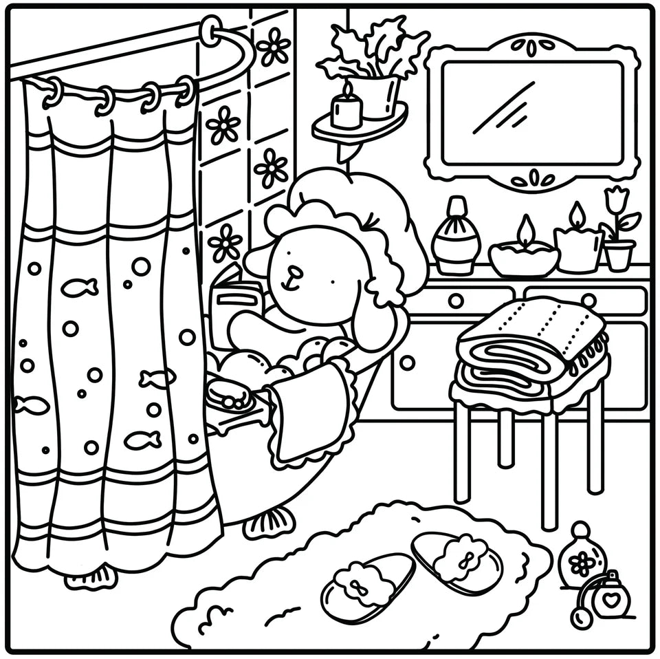 Cozy Calm (Coloring Moments)