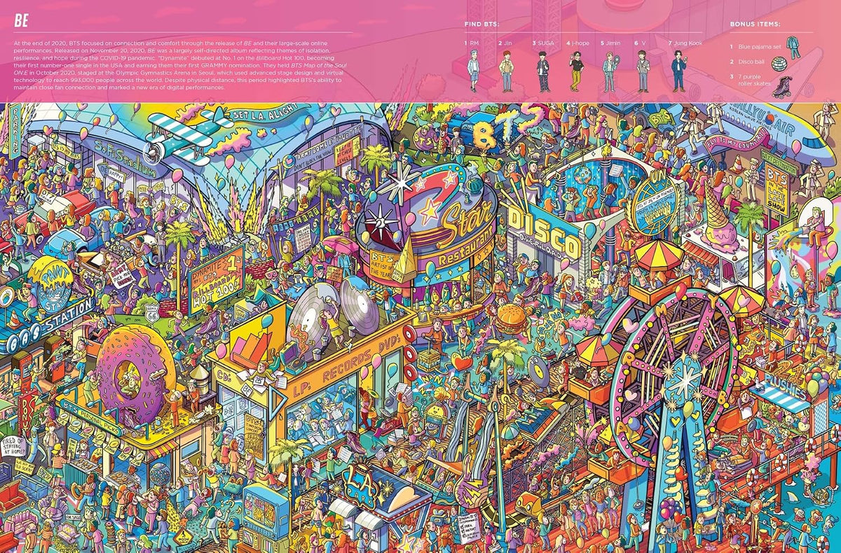 BTS: Unofficial Search-and-Find Biographies (Hardcover)