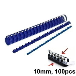 GBC Binding Ring 10mm, Blue 100 pcs