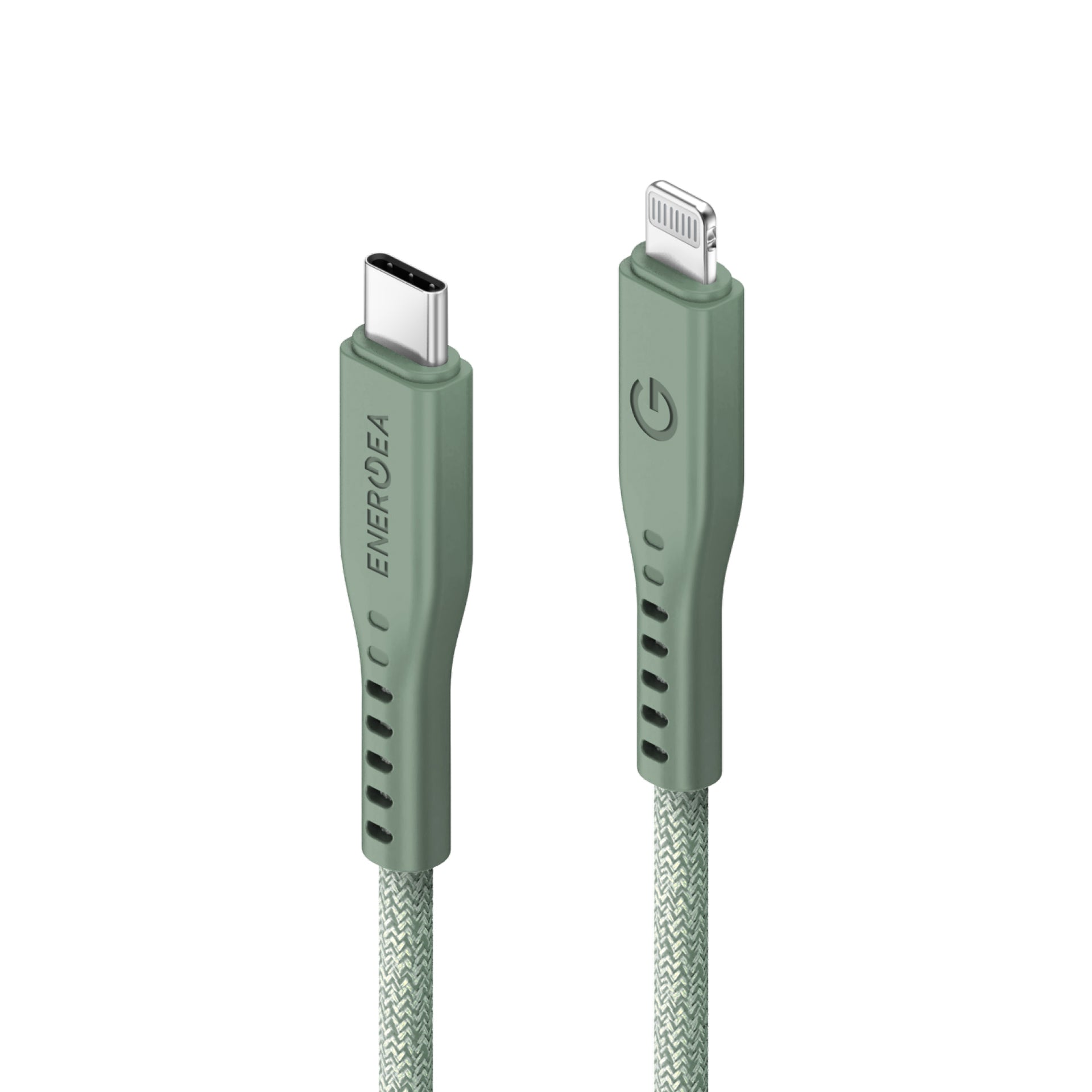 Energea Flow USB C-L 1.5M With MCT Cable - Green