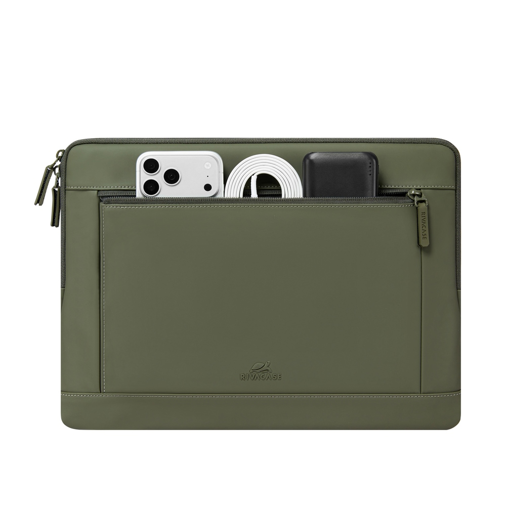 Rivacase Eden 7804 olive green Eden-ECO MacBook Air 15 and Laptop 14" sleeve