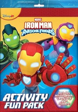 Iron Man & His Awesome Friends Activity Fun Pack (Paperback)