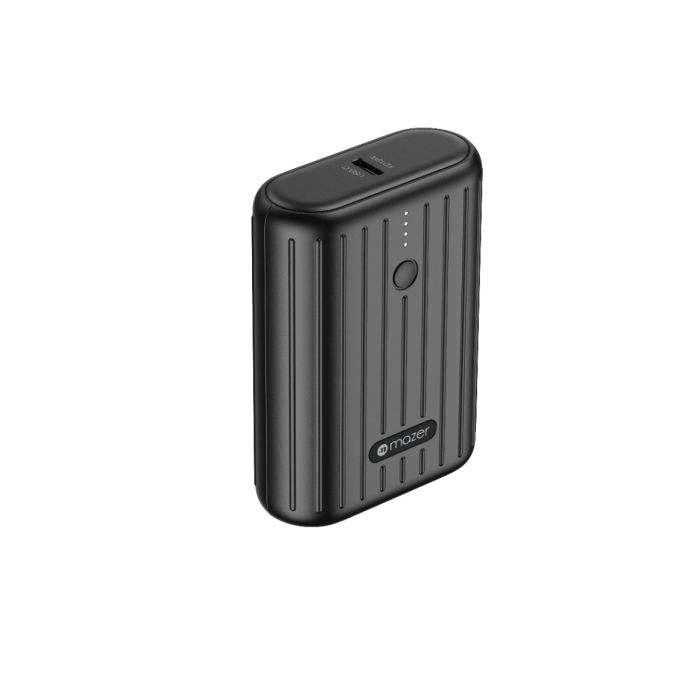 Mazer Power Charge SuperMini 10000MAH Powerbank- Black