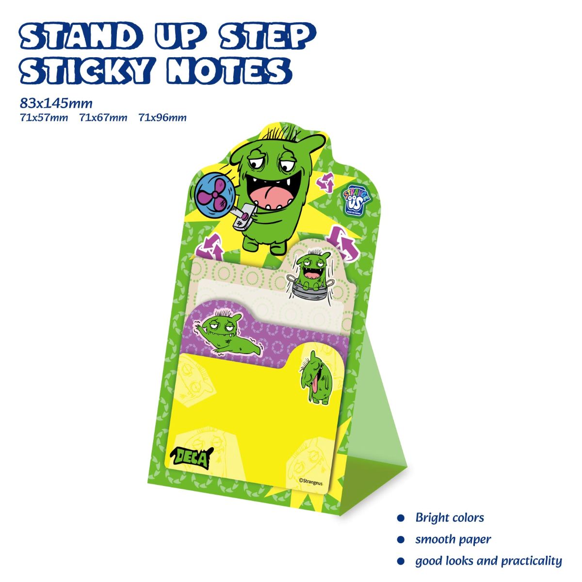 Strange Us 3-Fold Sticky Notes