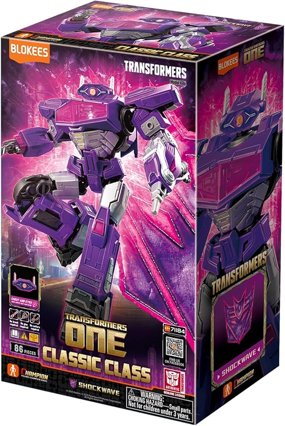 BLOKEES FIGURES TRANSFORMERS CLASSIC CLASS 18 TRANSFORMERS ONE SHOCKWAVE