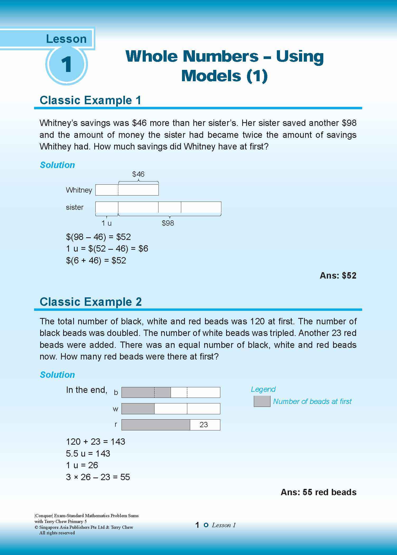 Primary 5 Conquer EXAM-STANDARD Mathematics PROBLEM SUMS with Terry Chew - 2nd Edition