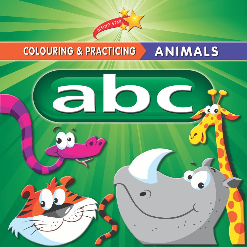 Rising Star: Colouring & Practicing- Animals