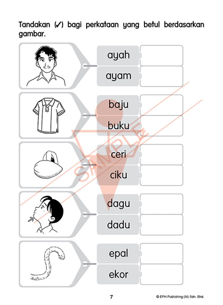 Nursery Keriangan Menulis - Perkataan