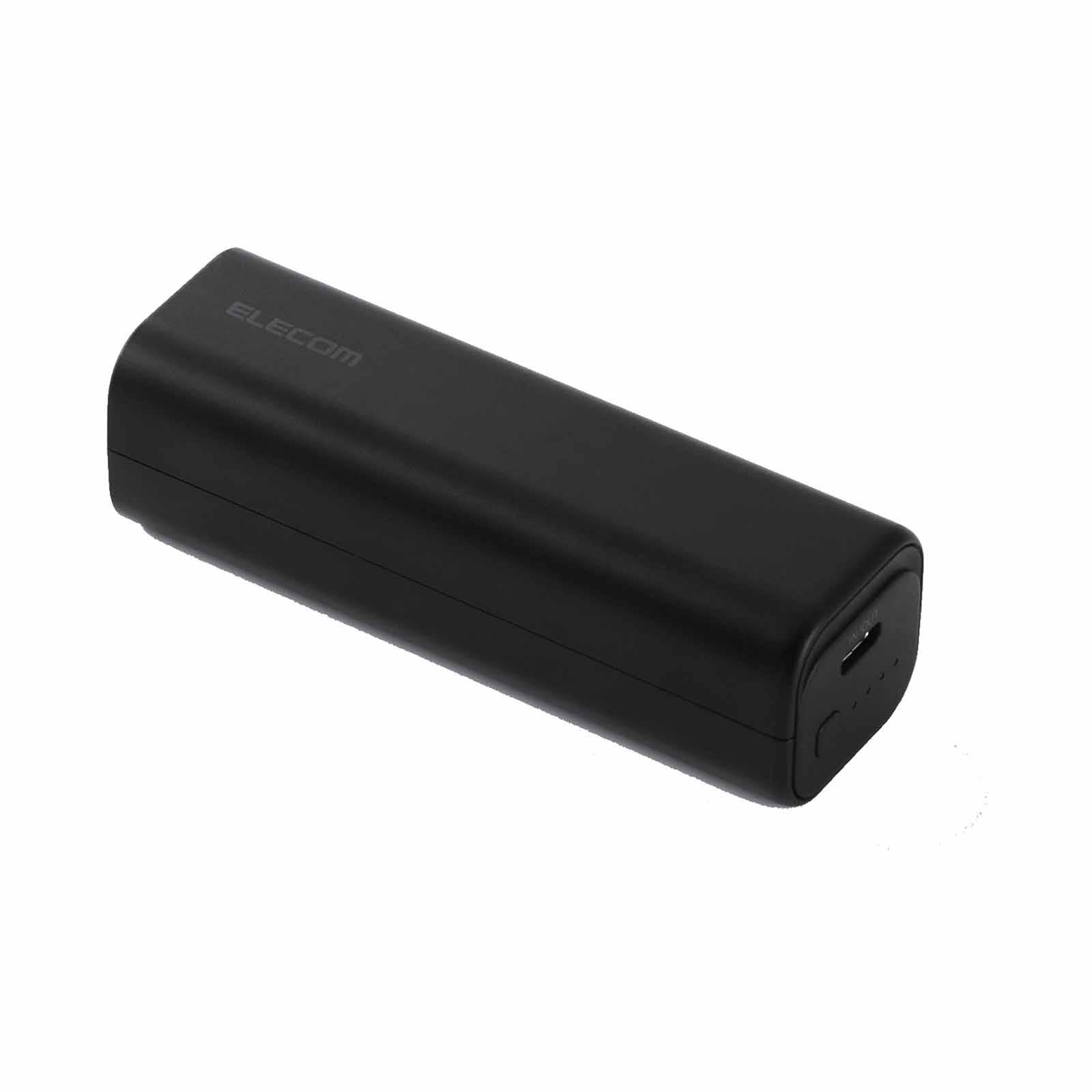 ELECOM DE-A01-5000BK CCC Compact Power Bank - Black