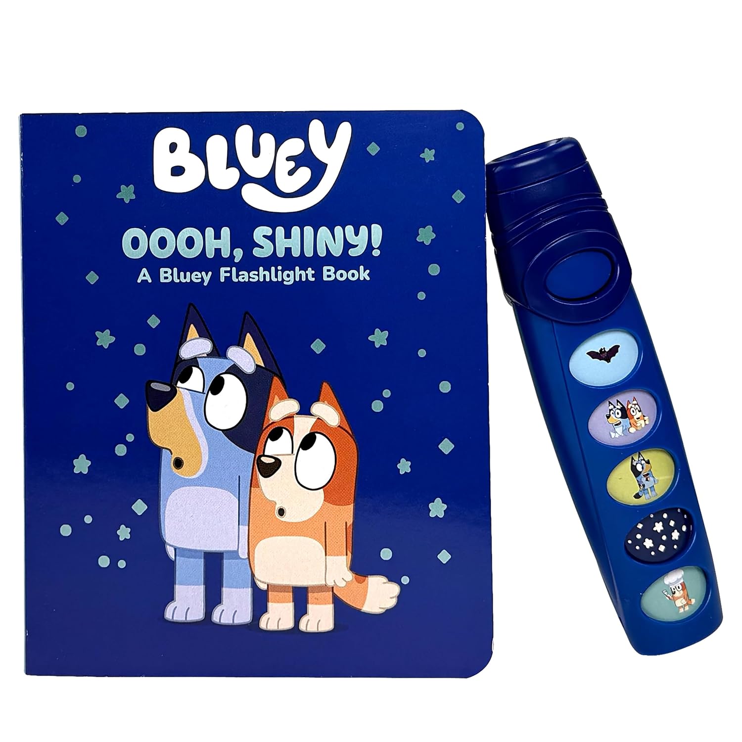 Bluey - Oooh, Shiny! A Bluey Flashlight Toy Adventure Sound Book - PI Kids