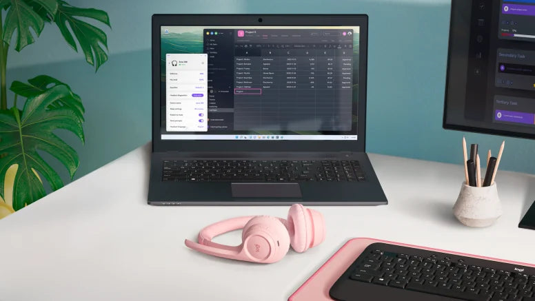 Logitech Zone 300 Wireless Headset Rose