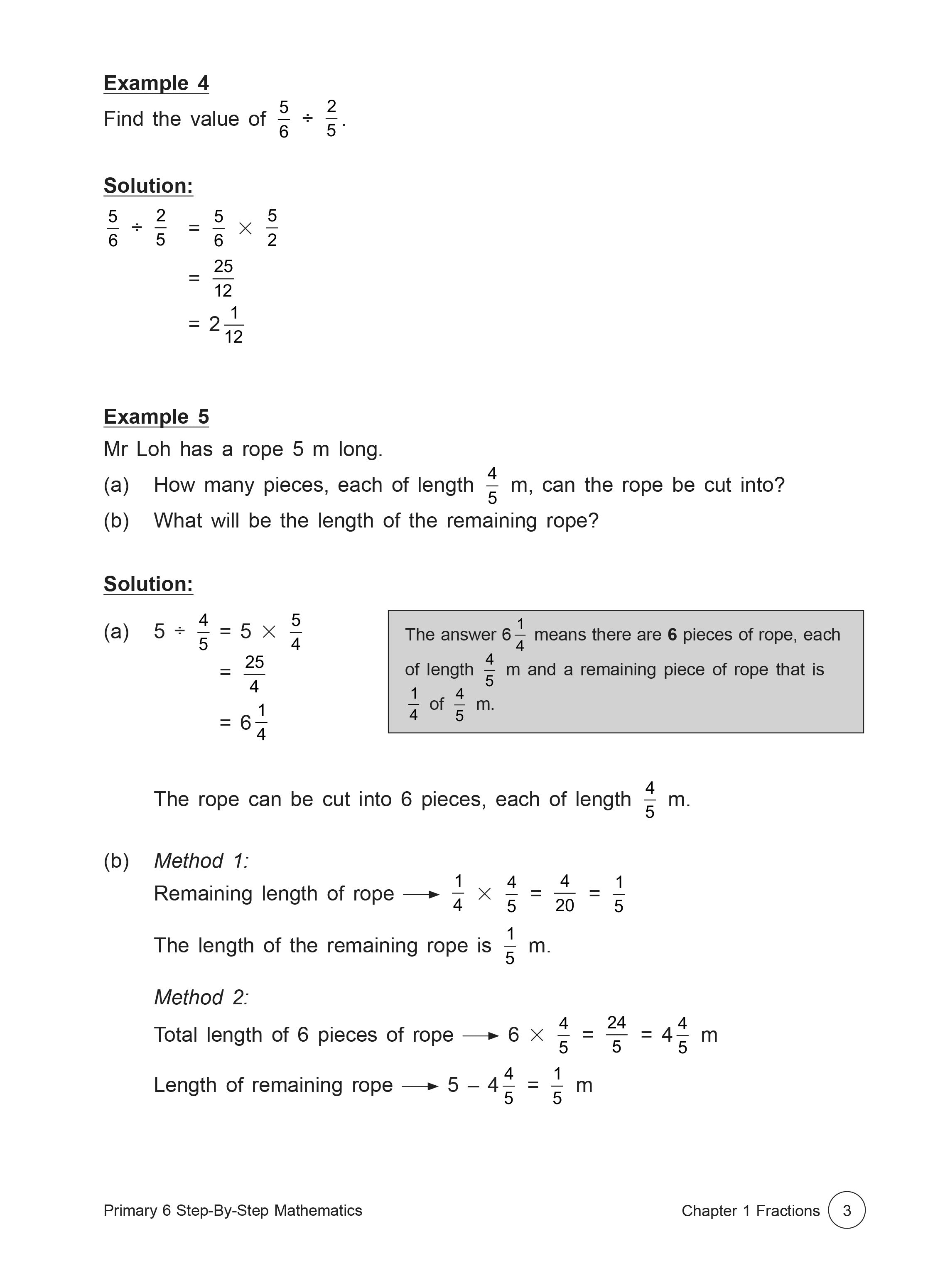 Step by Step Mathematics Primary 6 - 2nd Edition