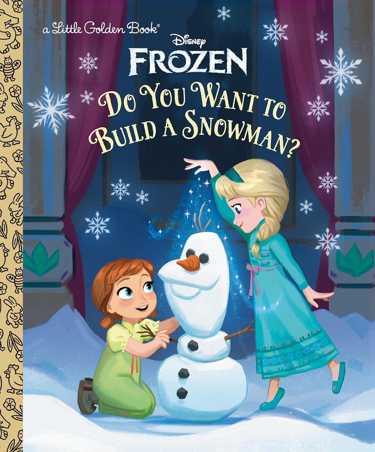 A Little Golden Book: Do You Want to Build a Snowman? (Hardcover)