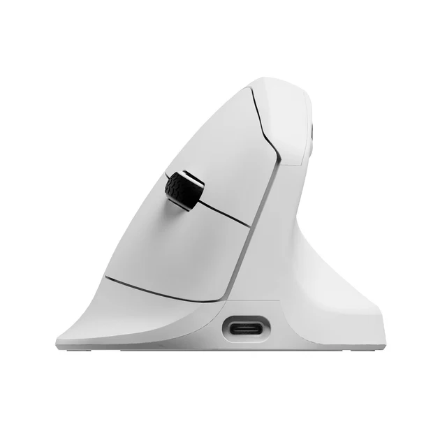 Keychron M5 Wireless Ergonomic Mouse White - KYCN-M5-A24