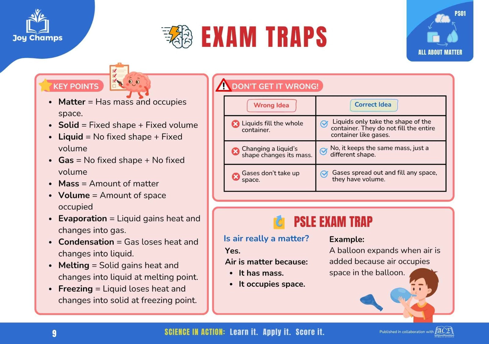 Physical Science Quick Revision Guide (Primary 3 - 4)