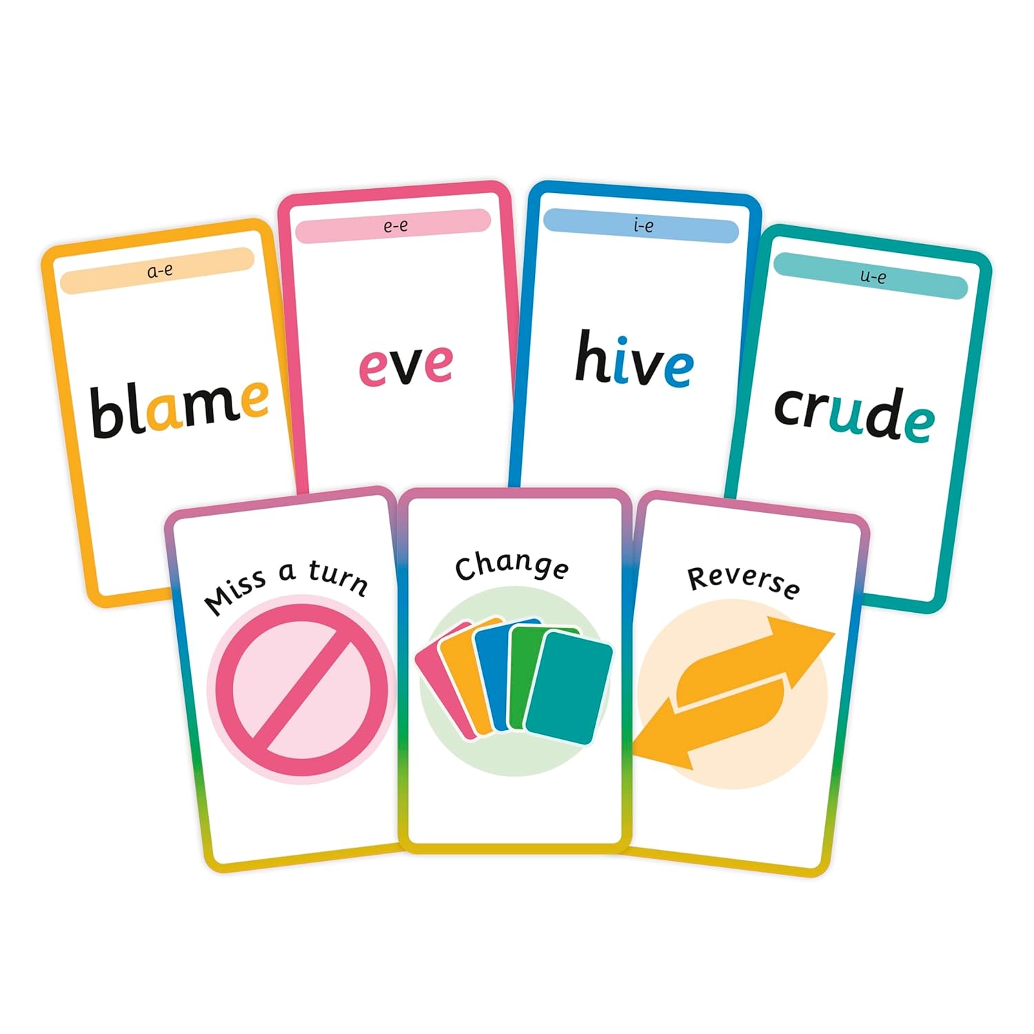 Split Vowel Spellings Card Game (DK Super Phonics)