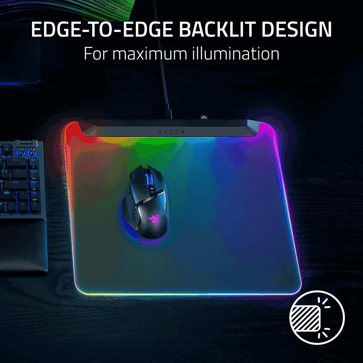 Razer Firefly V2 Pro Multi-Zone Chroma Gaming Mouse Mat
