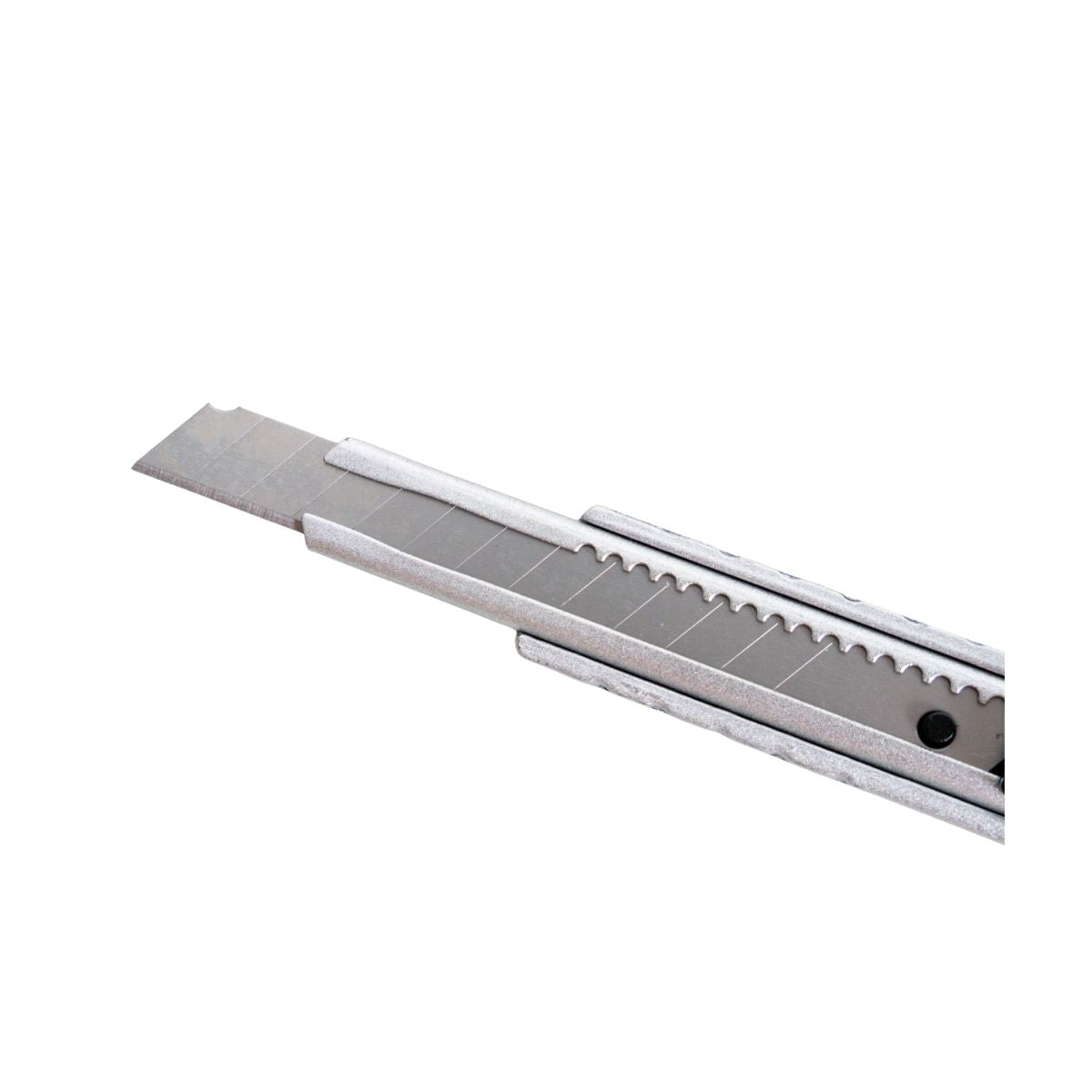 Pop Bazic Utility Cutter Knife Silver with Black Lock 232bc