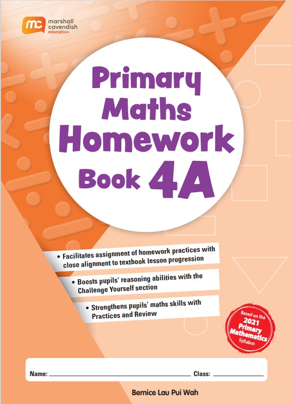 Primary 4a Maths Homework Book