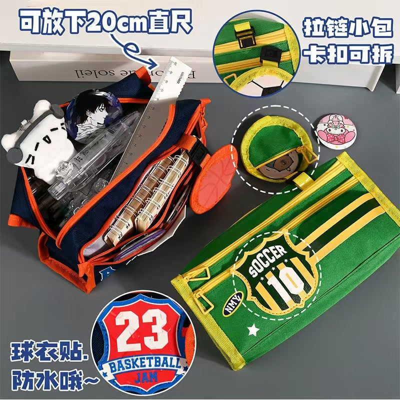 Pencil Case With 3 Compartment Sport 2508