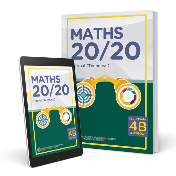 Maths 20/20 G1 Textbook 4B-Print & Digital Pack (3-year access)