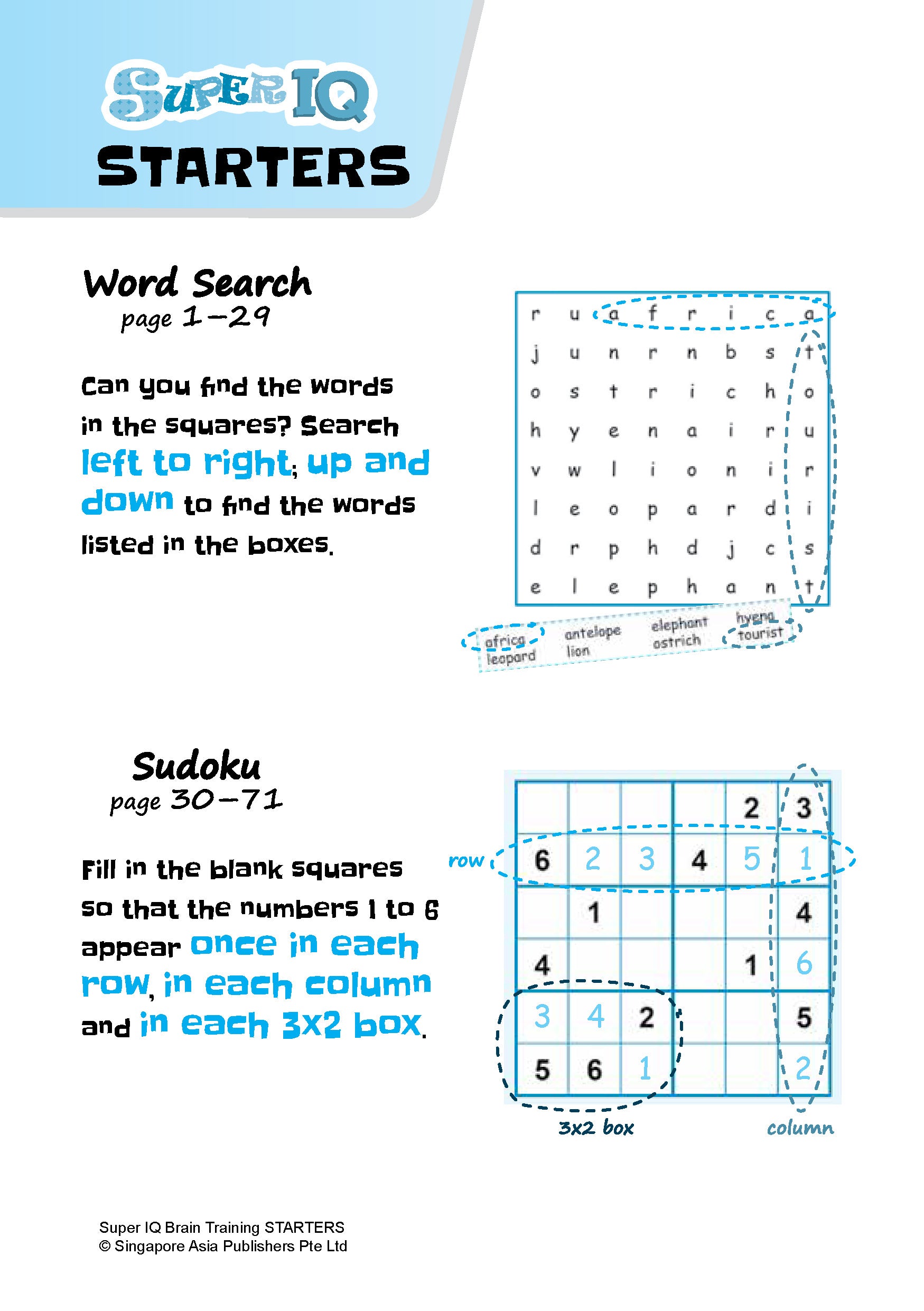 Super IQ Brain Training Starters (Age 7+ Years)