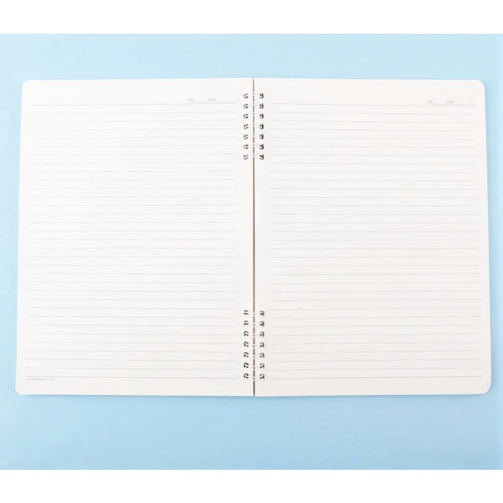 Sanrio Pochacco B5 2-tier Spiral Notebook, Yellow