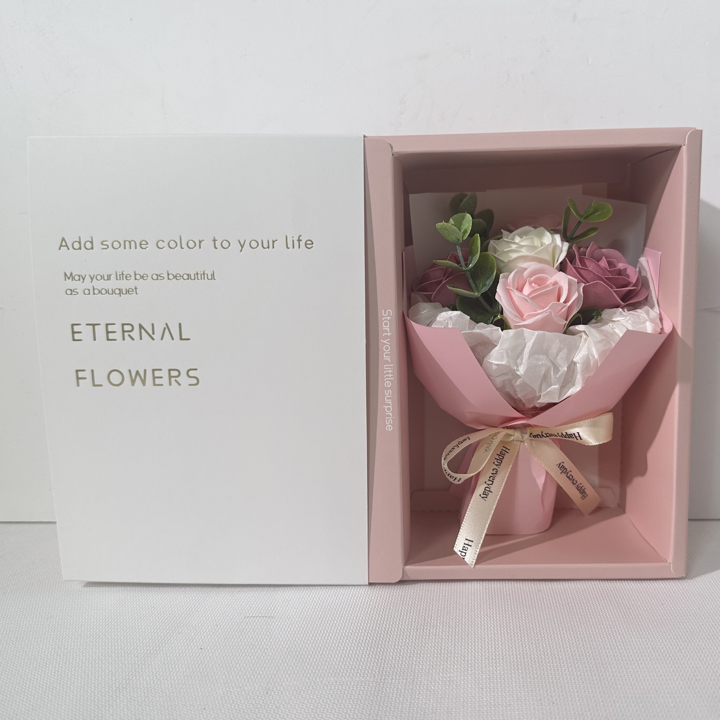 SOAP ROSE BOUQUET 5PC 3132