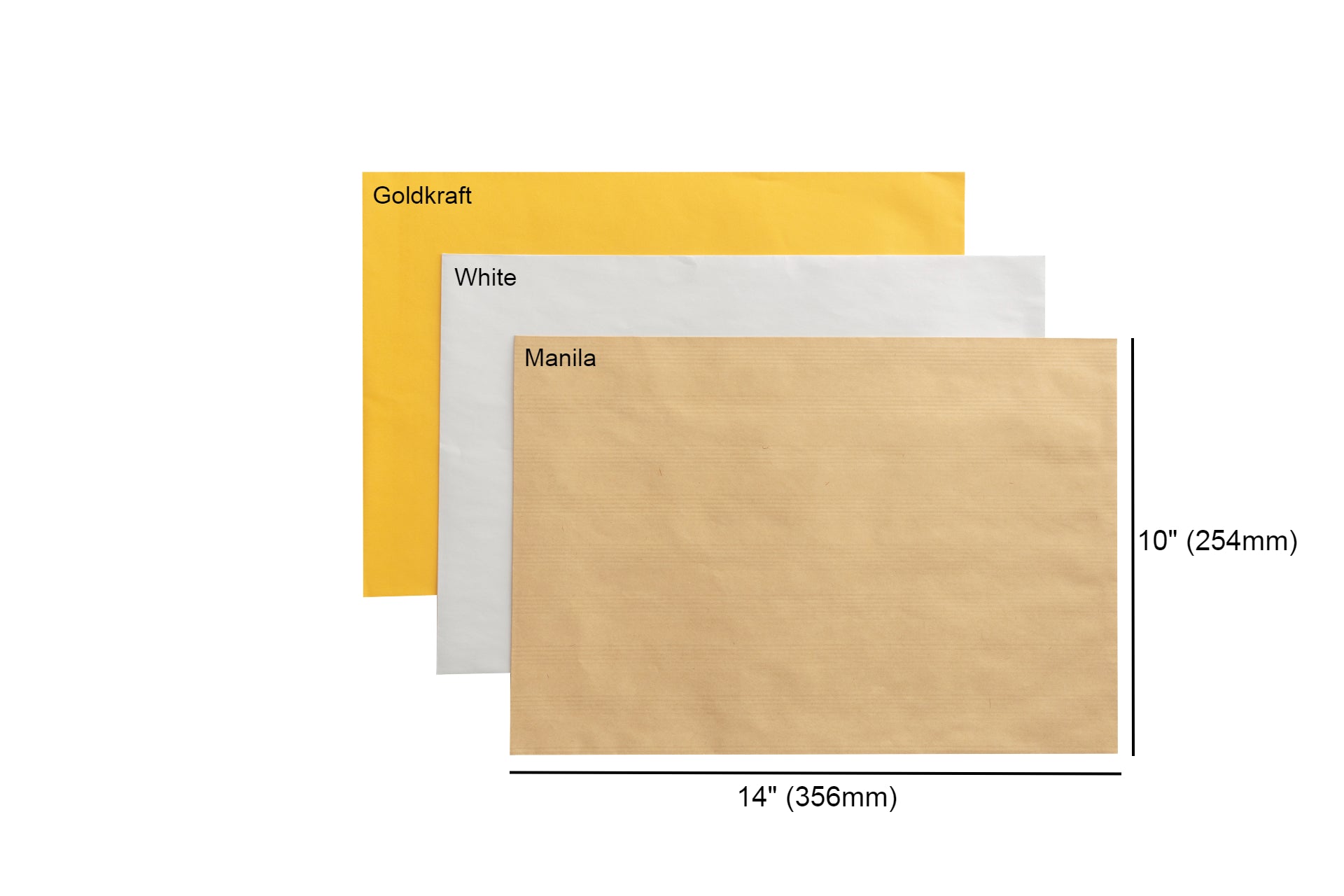 Waysin Manila Envelope Peel & Seal (B4 Size) 254mm X 353mm - 10pcs