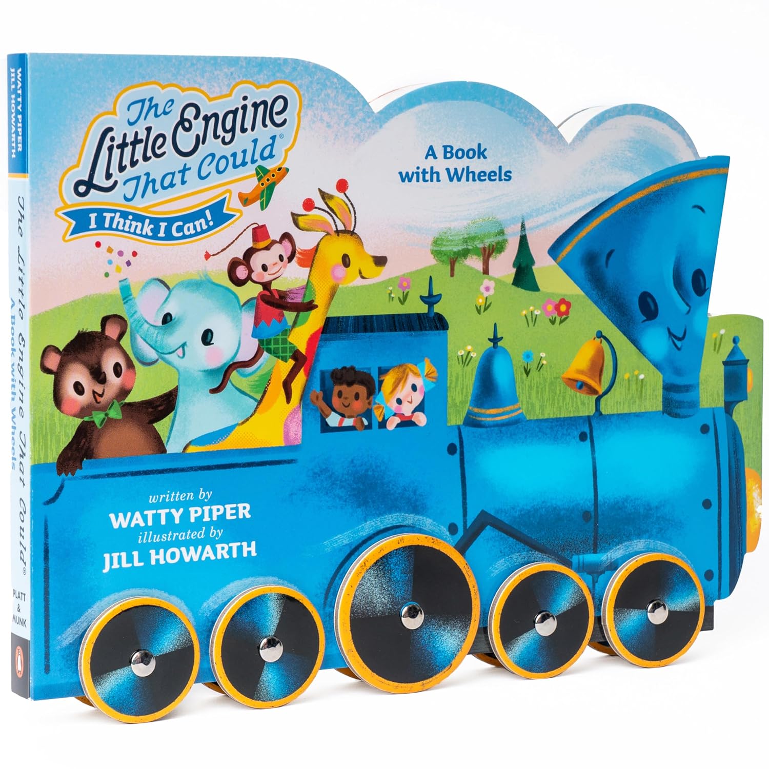 Little Engine That Could (book W Wheels) (Board Book)