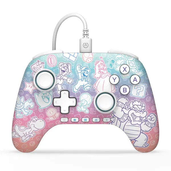 PowerA Advantage Wired Controller for Nintendo Switch 2- Mushroom Kingdom
