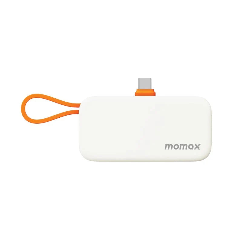 Momax IP130DM 5000mAh PD20W 3-In-1 Built-in USB-C Powerbank - Orange