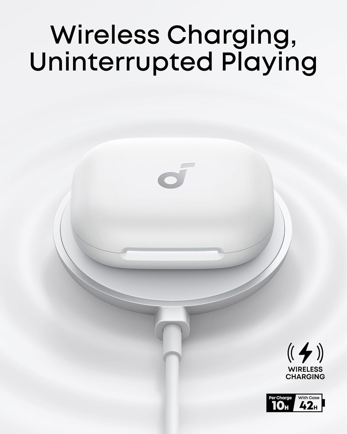 Soundcore AeroFit 2 by Anker, Open-Ear Headphones (White)