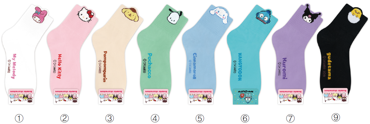 SANRIO CHARACTER LONG SOCKS - 1 MY MELODY