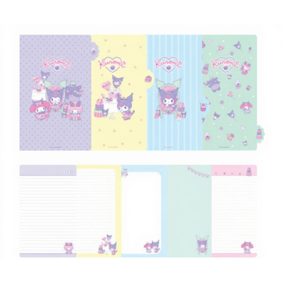 Sanrio Kuromi A5 Index Spiral Notebook