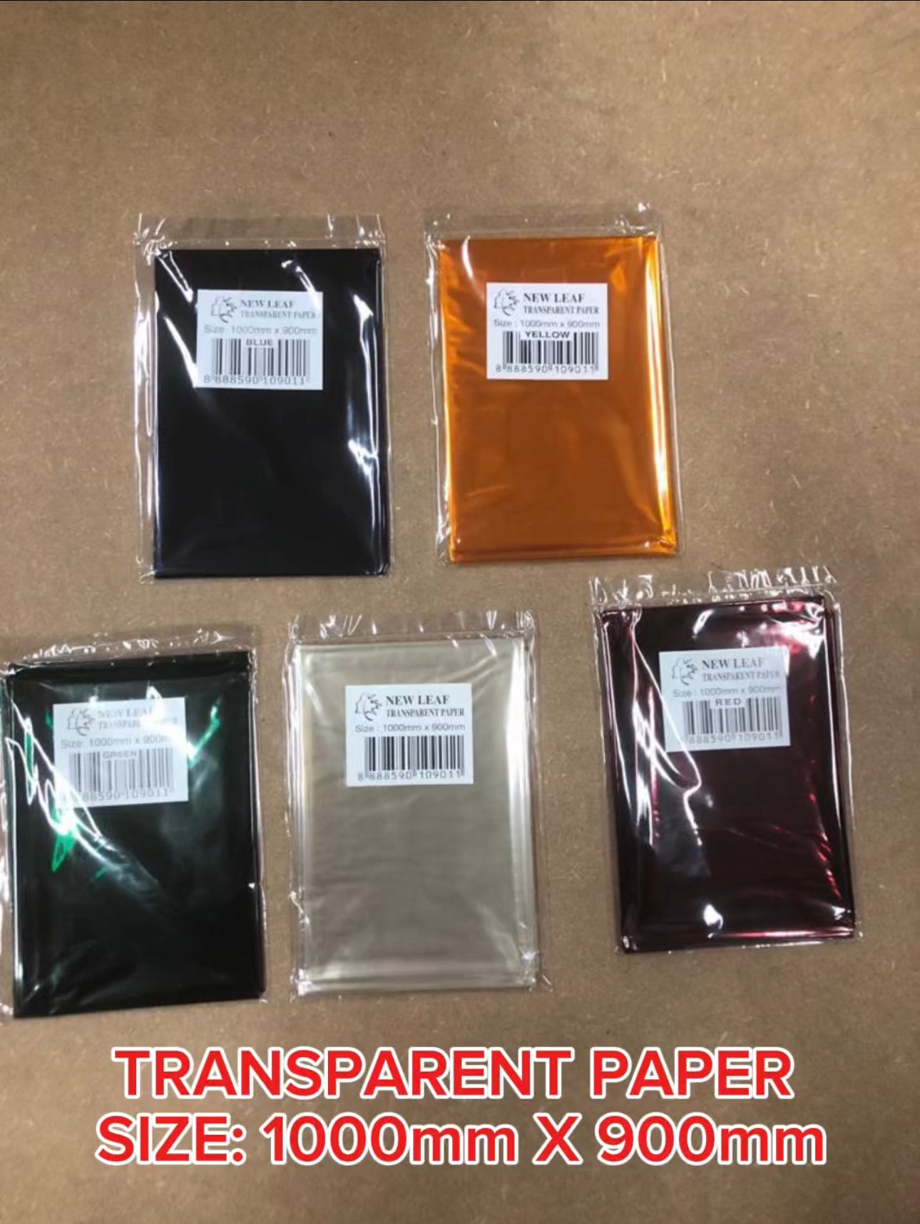 TRANSPARENT PAPER 100CMX90CM