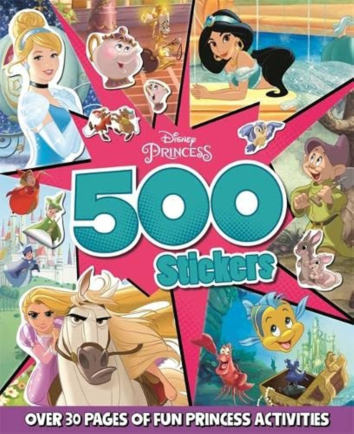 Disney Princess: 500 Stickers (500 Stickers Disney) Paperback
