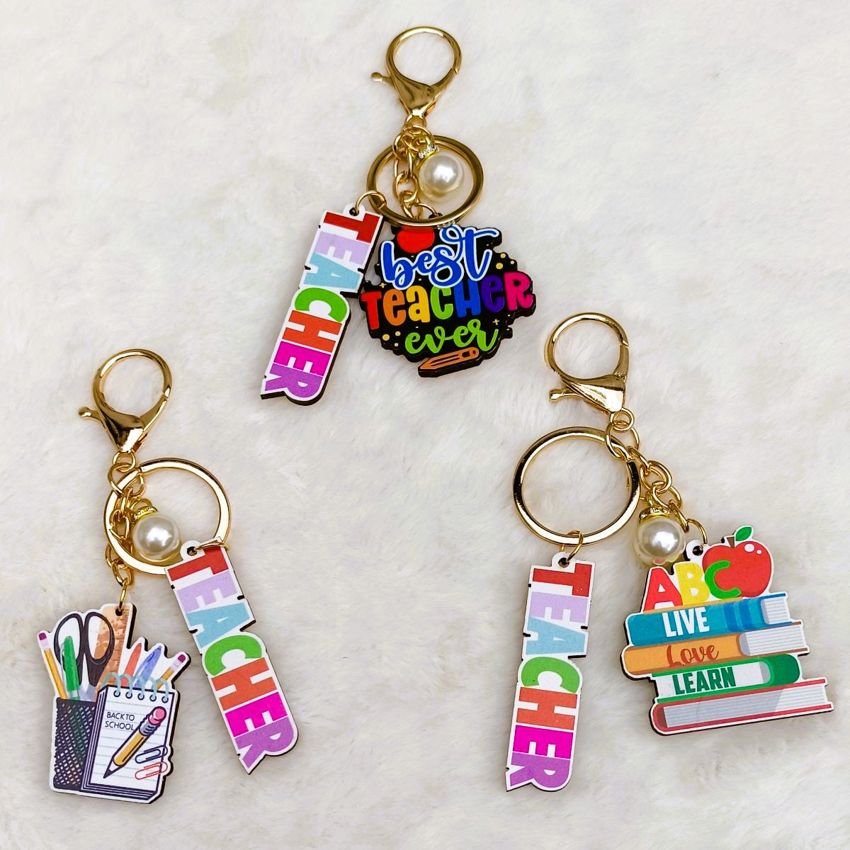 Teacher Wooden Charm Bestever